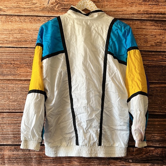 Vtg Lavon Multi Colored Windbreaker Jacket - Picture 6 of 6